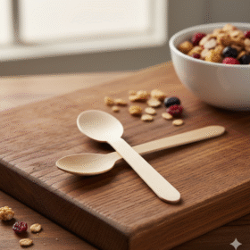 Eco-Friendly Natural Wooden Spoons (Pack of 100)