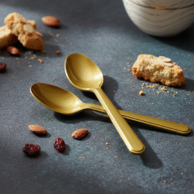 Golden Premium "Sparkle" Big Spoons (Pack of 50)