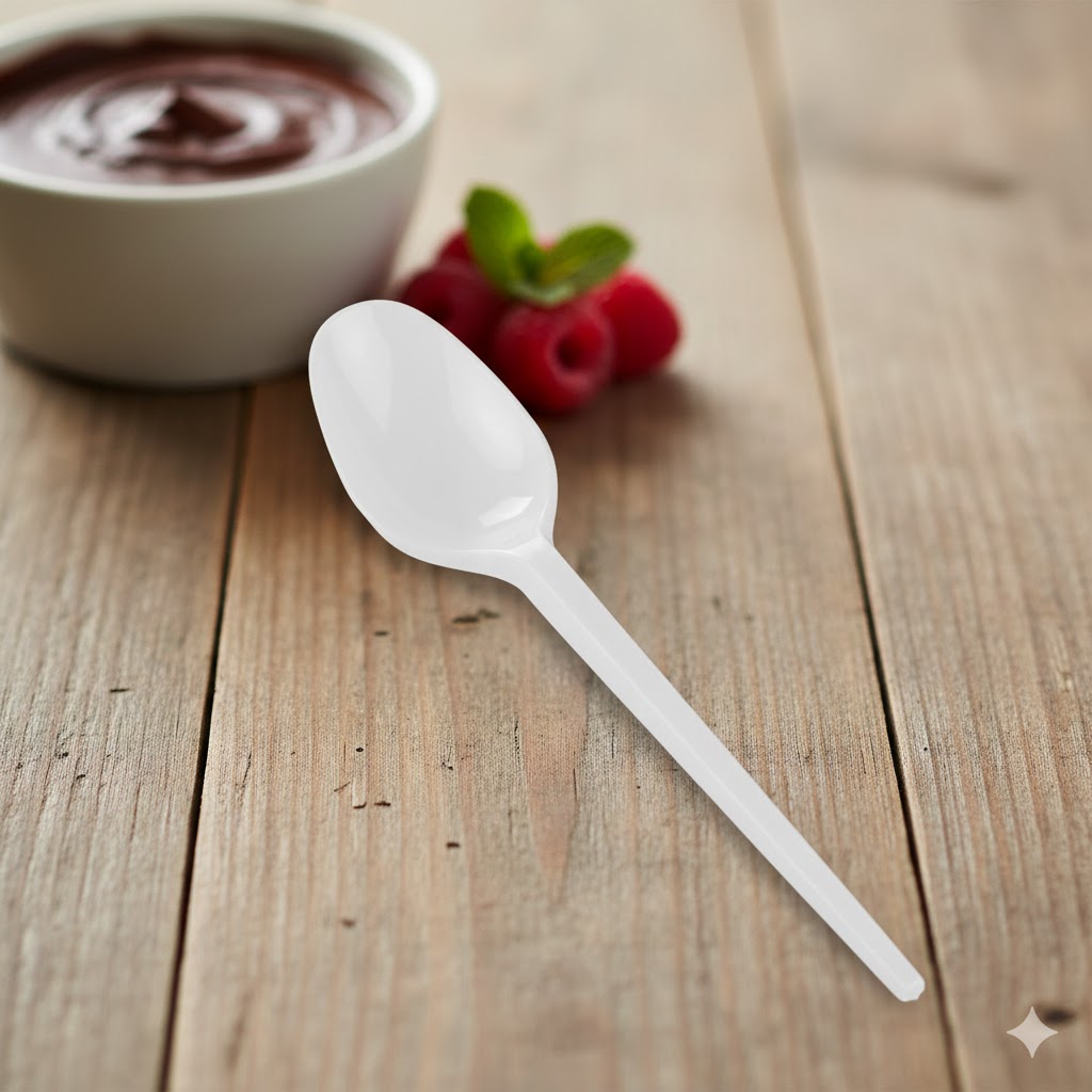 Milkey Gol Spoon White (80 pc)