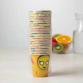 📦 250 ml Paper Glass (Juice / Cold Drink Glass etc.) – 100 pc