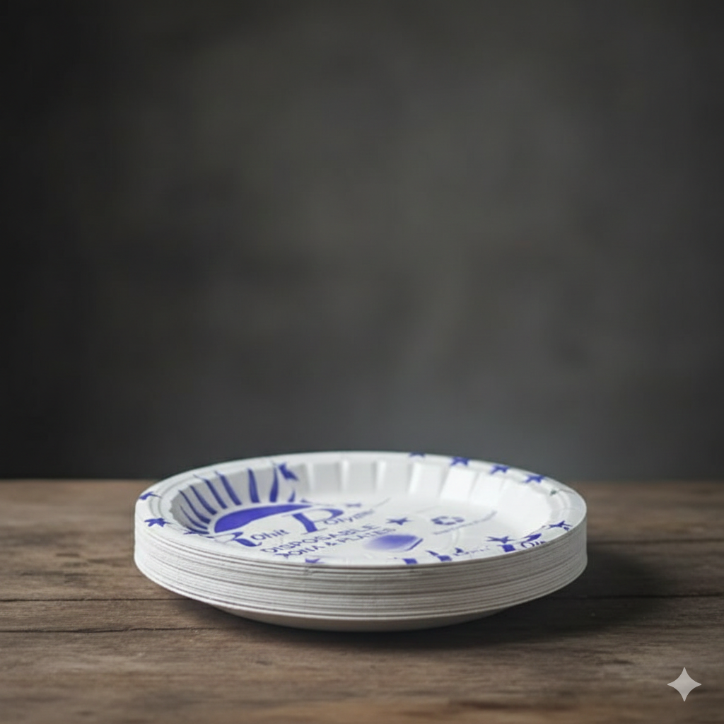 🍽️ Chomin Plate / Chat Plate (100 Pieces Pack) – ₹75 Only - Image 3