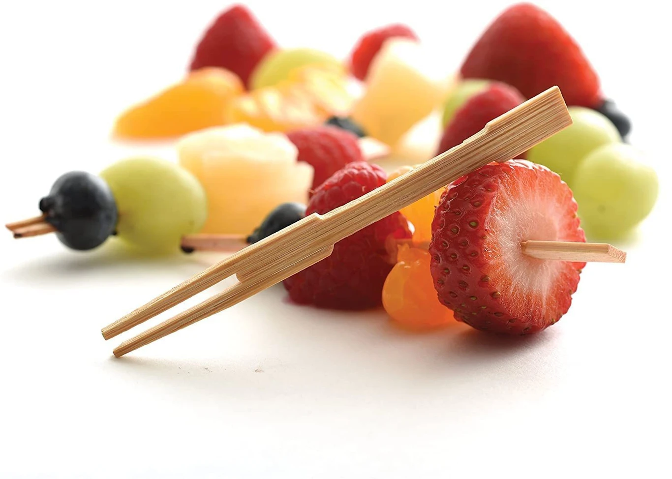 🥄 Fruit Salad Wooden Spoon (2 Pieces Pack) – ₹15 Only